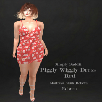 The Wiggly Pattern Liner Dress For Girls